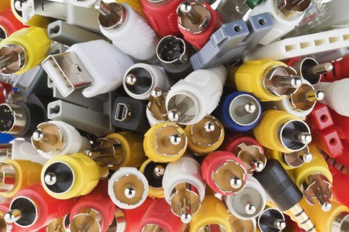 Operatives assessing a clearance site for hazards